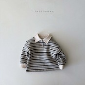 【取寄】THE GOGUMA わたあめ裏起毛襟付きTシャツ｜冬服｜韓国子供服