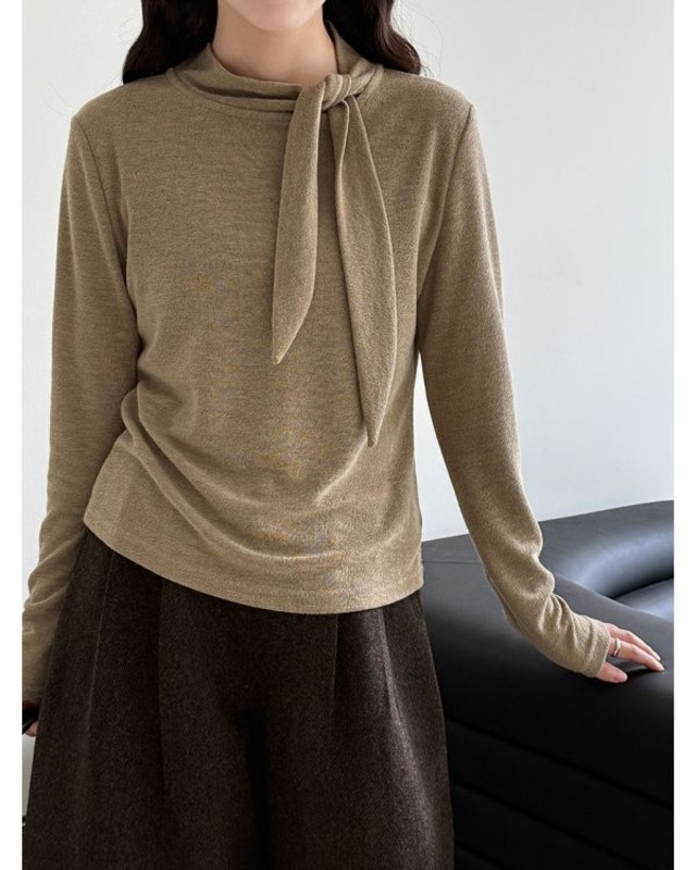 Tie Neck Pullover