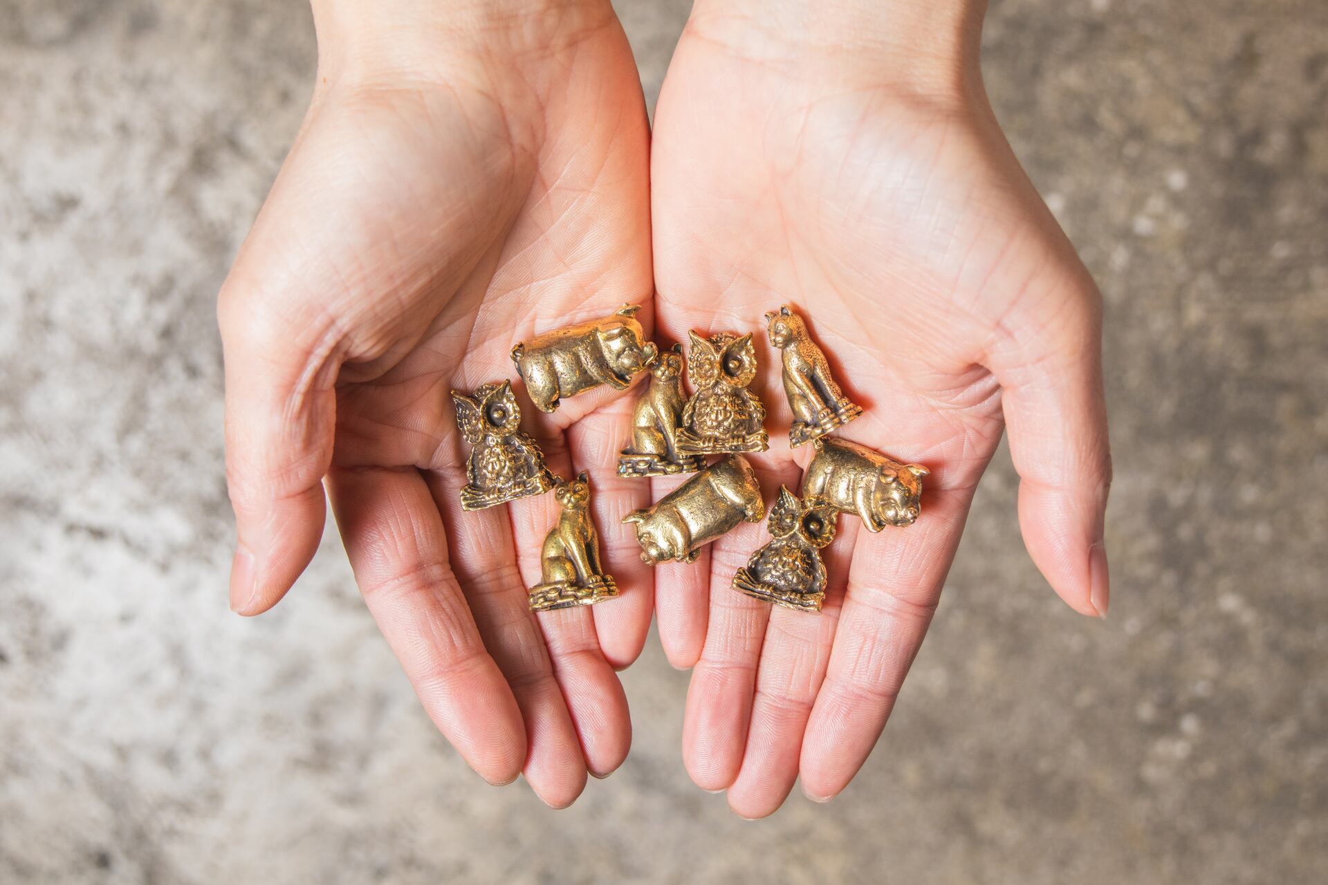 LUCKY BRASS / OWL / 真鍮 / チャーム | PEPS