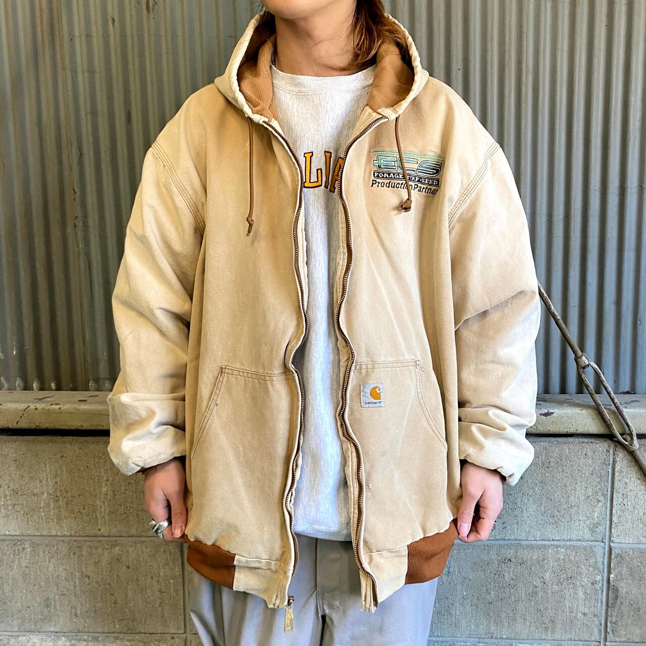 Carhartt アクティブジャケットダックパーカー  sizeM~L