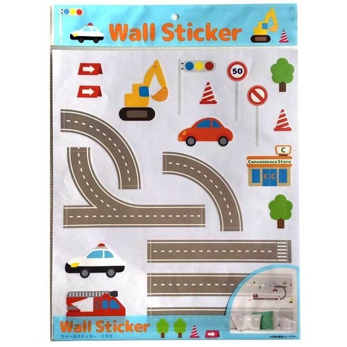 ウォールステッカー くるま 12枚セット RDC-50    Wall Stickers (Cars) 12 pieces