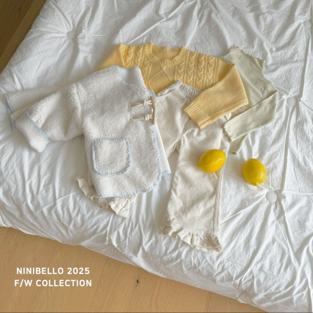 《予約》ninibello ¨ cloud fleece jacket