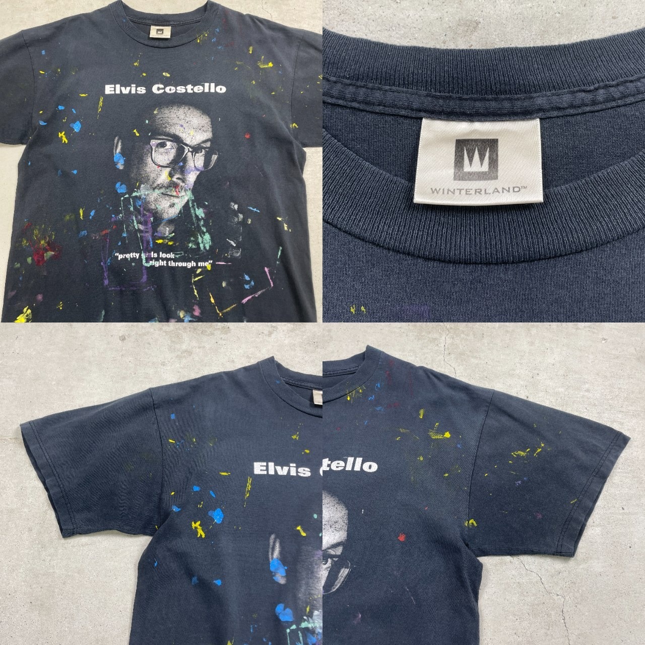 90年代 Elvis Costello エルヴィス・コステロ アーティスト バンドT 