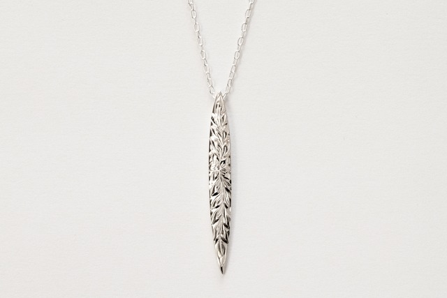 「AINA」surfboard-necklace/sv