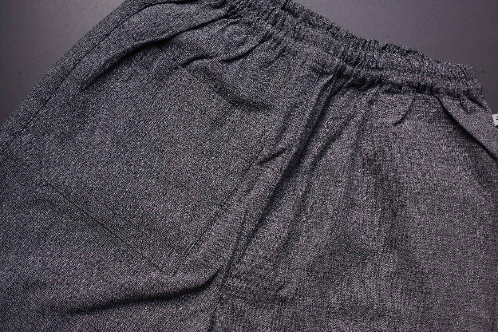 うなぎの寝床 MONPE 板染 ストレッチ グレー | 鎌倉倶楽部 茶寮