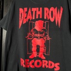 DEATH ROW RECORDS Tシャツ　黒　ヒップホップ　ラッパーTシャツ