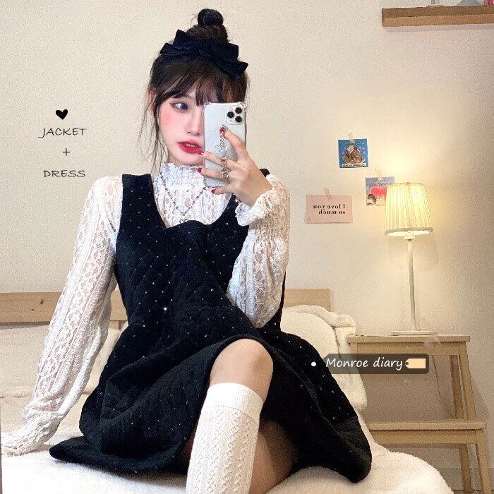 スタイルスタンダードドレス スカート スプリングAライン レトロ 春物 モンロー71852297218