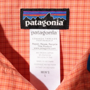 美品 L 15年 ショッキングピンク Island Hopper Ⅱ Shirt パタゴニア Patagonia アイランドホッパーシャツ