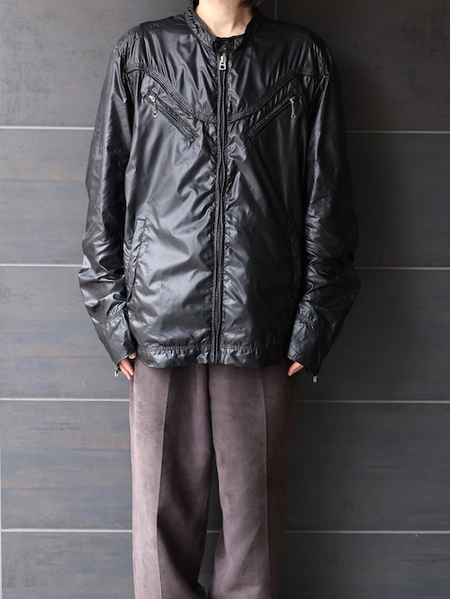 【DIESEL】nylon zip up blouson