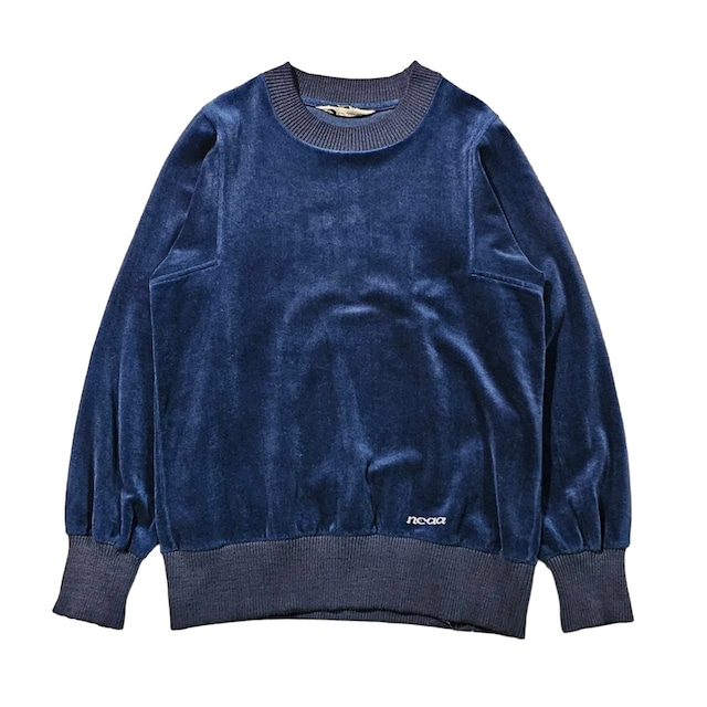 90's DESCENTE VELOUR LONG SLEEVE SHIRT【DW891】