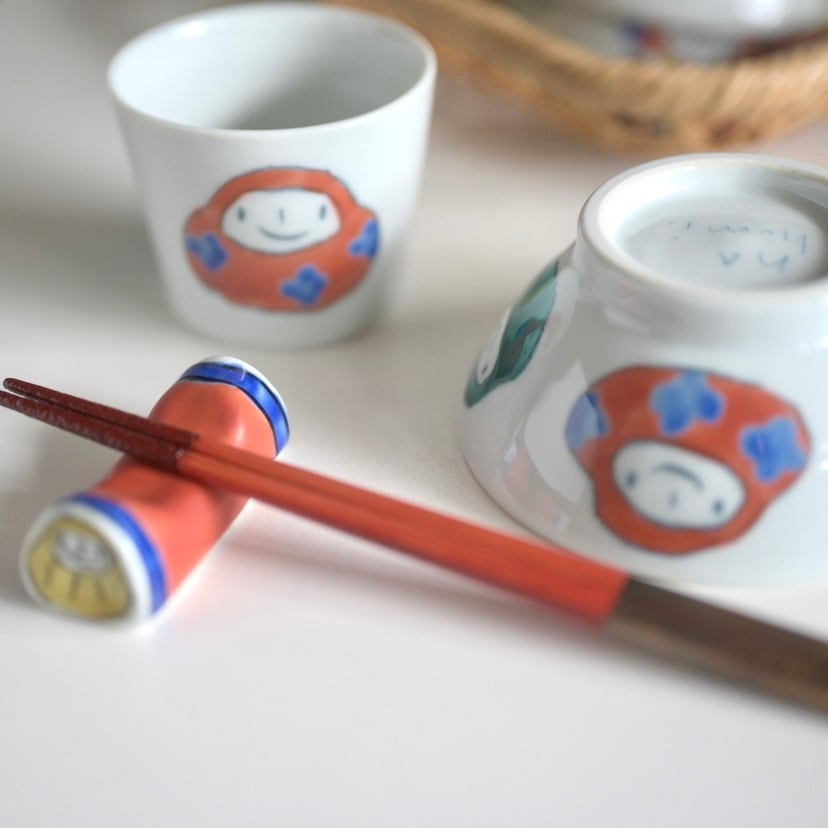 村田菜穂美作 子供用湯呑み 「だるまさん」［2104130000119］ | casa