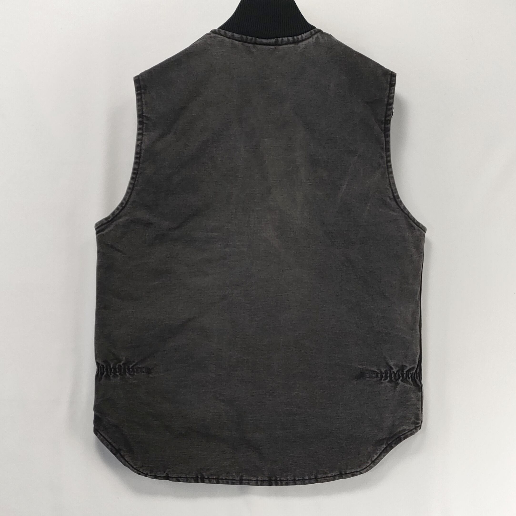 carhartt ダックベスト ブラック BLK Mサイズ 星タグ 腰ゴム USA製