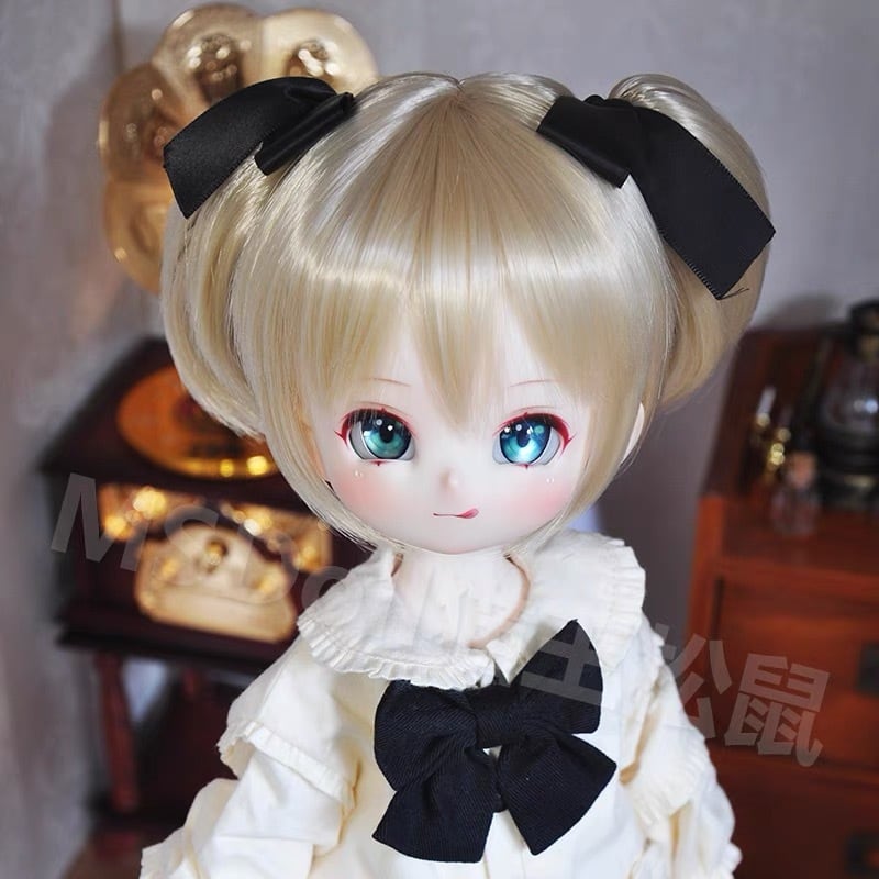 BJDドール用ウィッグ 全7色 MDD kumako DDサイズ通用 8-9インチ 球体