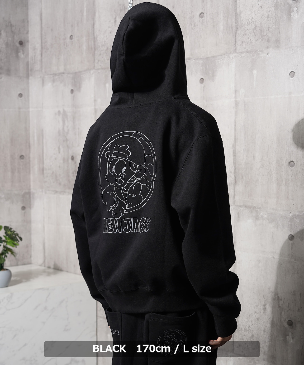 ◆NEW JACK 刺繍 クロップド ZIPパーカー◆gt-7822162