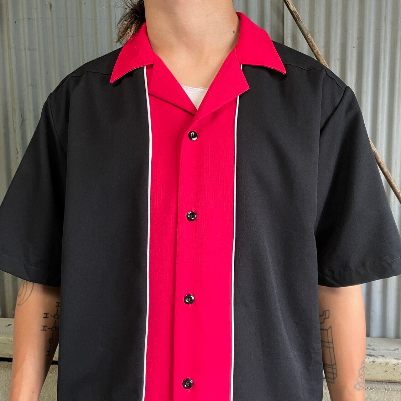 Cruisin USA クルージン 2トーン 切替 バックプリント ボウリング