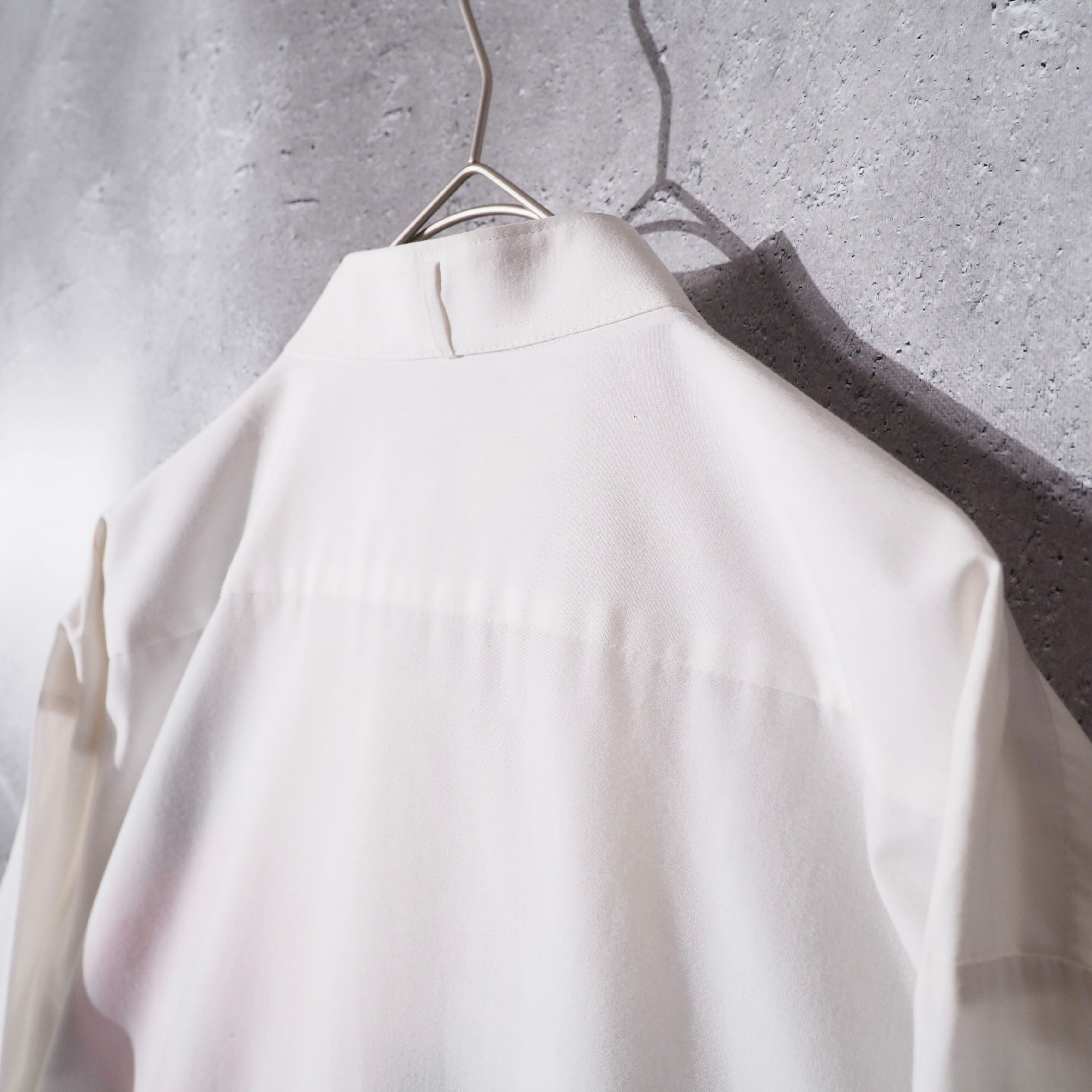 Botanical Beautiful flower painted vintage white shirt