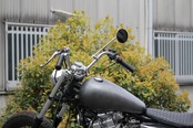 4inch-Round type mirror 10inch stem CHROME (Clamp on)