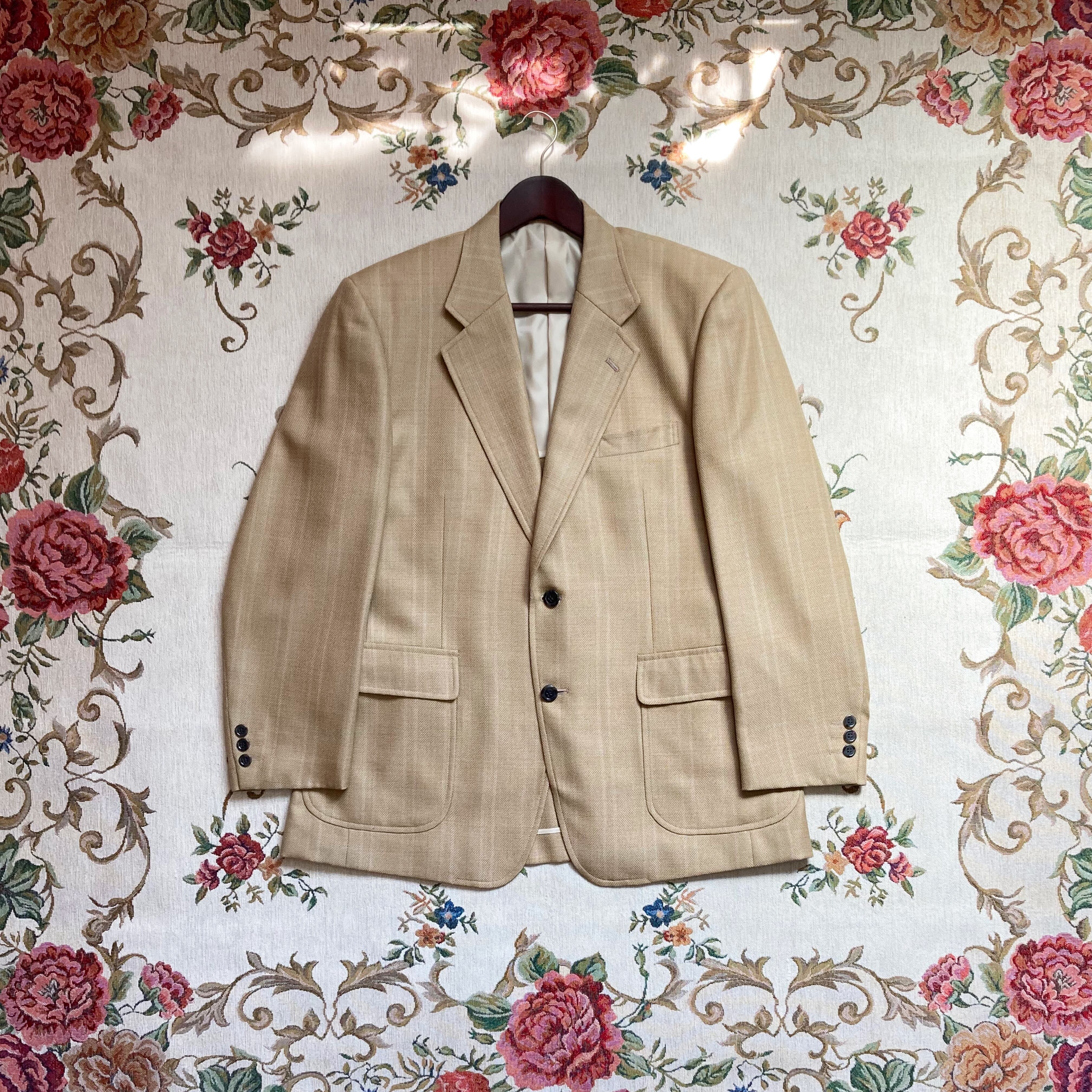 beige retro jacket
