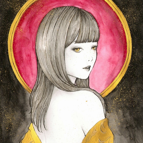 Drawing「月の帳（Moonveil）」