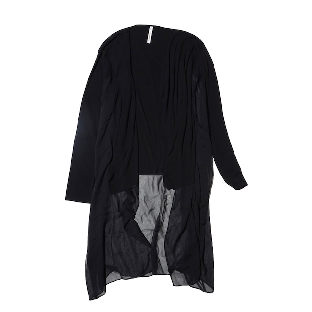 Pierantonio gaspari    ciffon x rib knit cardigan