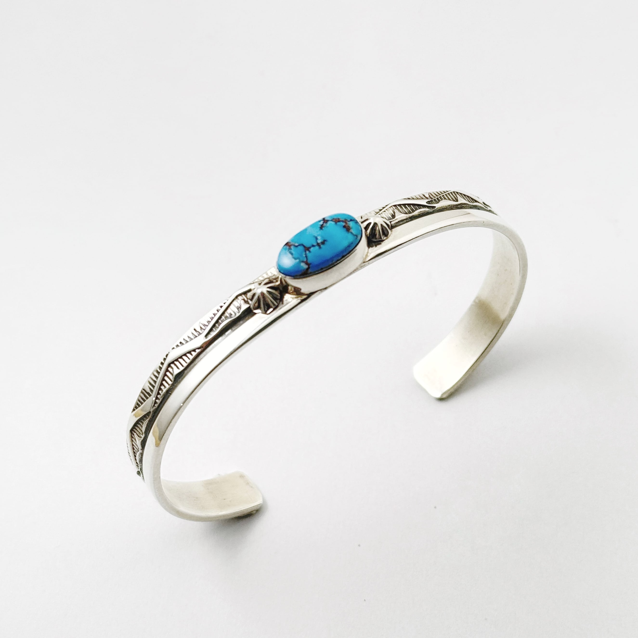 ラスト1点！】《Indian Jewelry 》 ゴールデンヒル ターコイズ 横