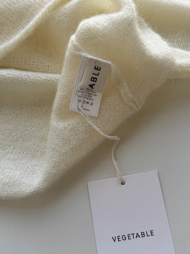 (即納) vegetable / Orb mohair knit