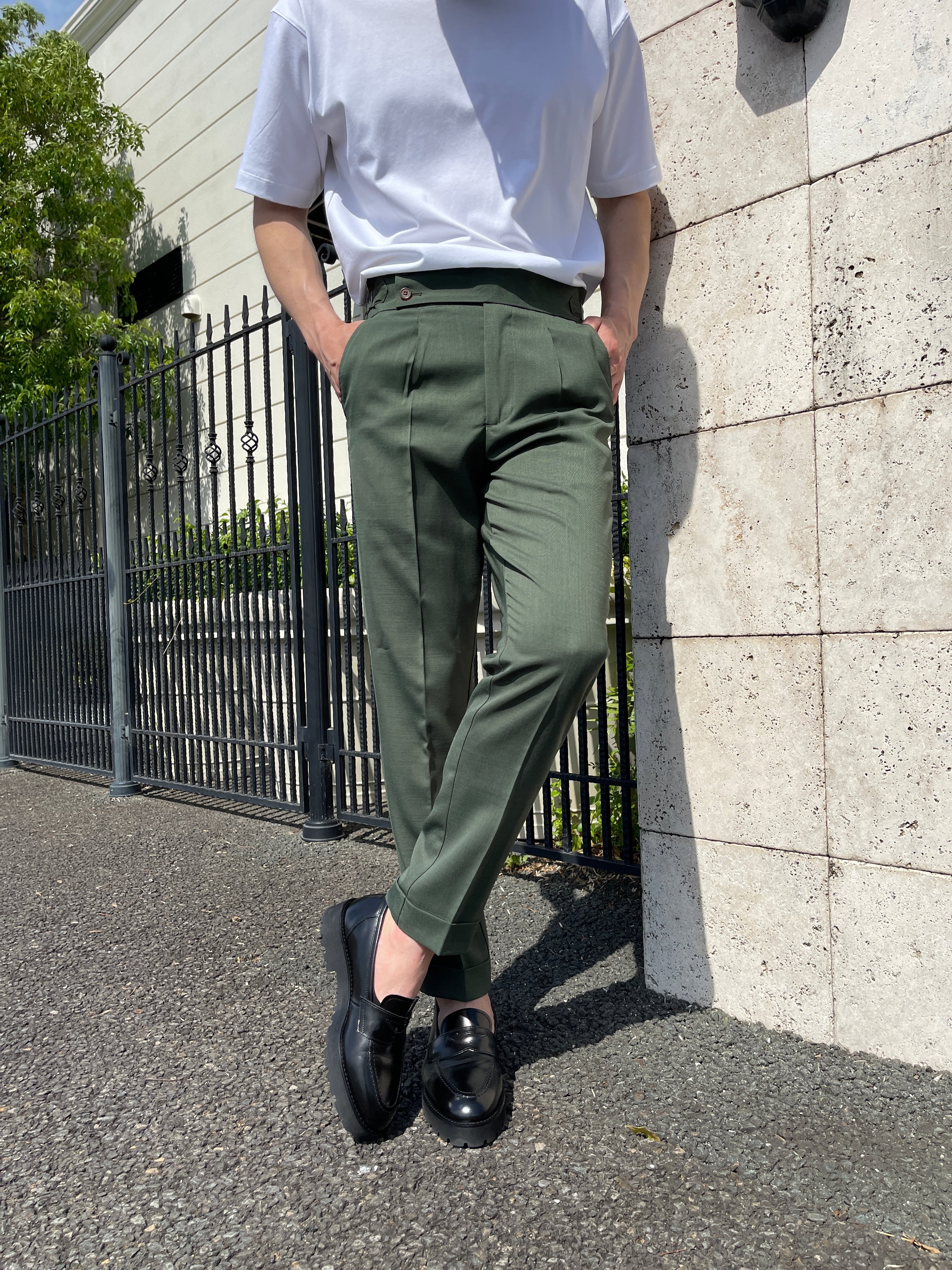 春夏新作ベルトレスパンツ | Wide Range