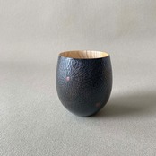 【湯呑み】菊尽くし -黒 Teacup