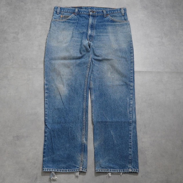 リーバイス517 W38 フレアボトム ブーツ 青 90s USA製 16966