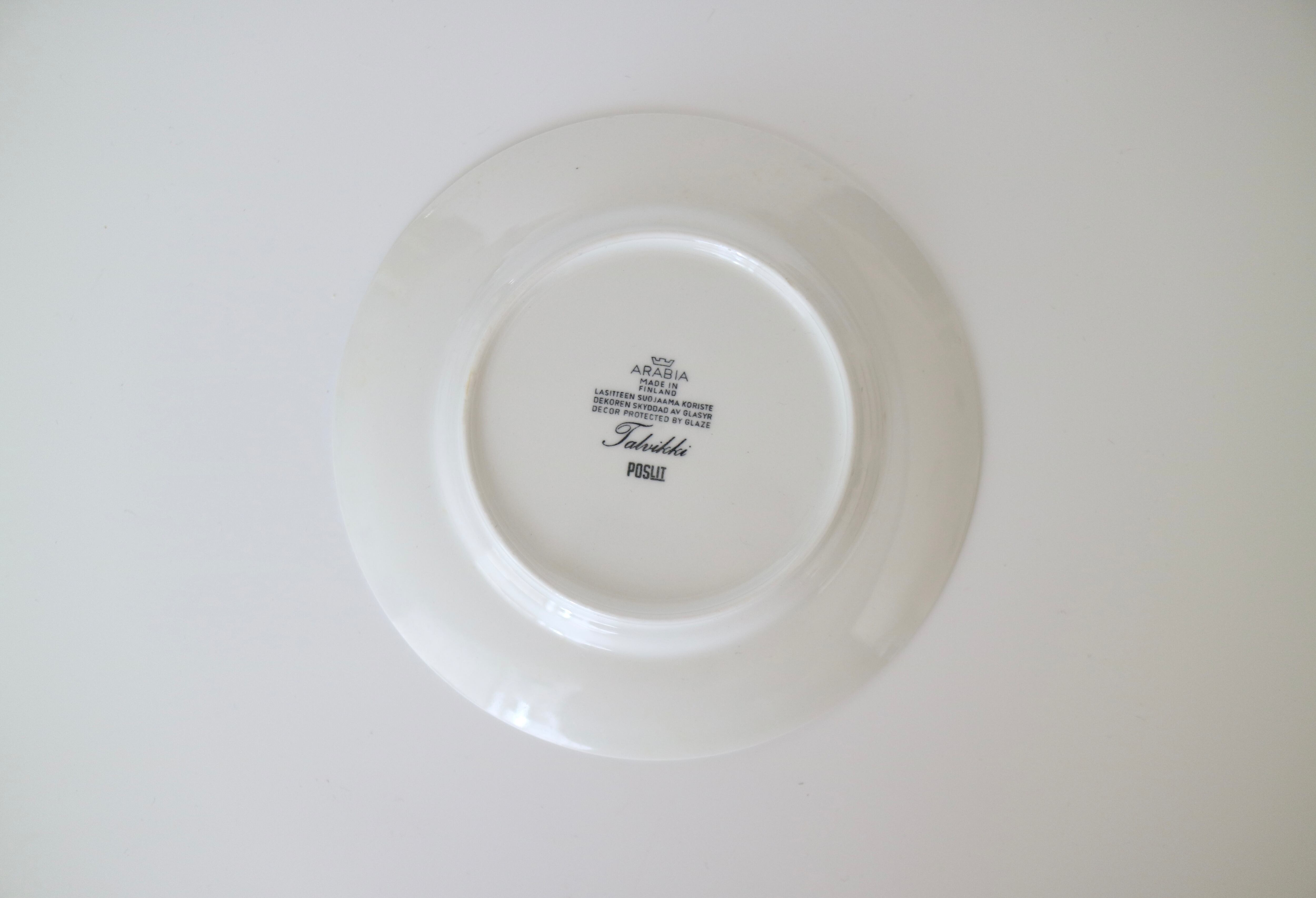 ARABIA アラビア / Talvikki タルヴィッキ プレートNo.3034 | Taloni