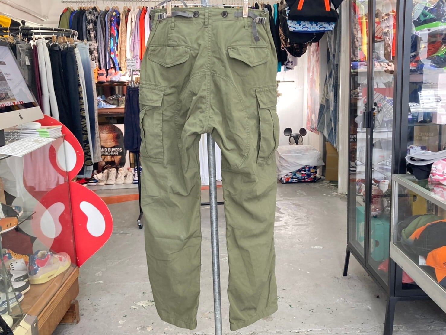 visvim JUMBO EIGER SANCTION PANTS OLIVE 1 150KF6611 | BRAND BUYERS ...