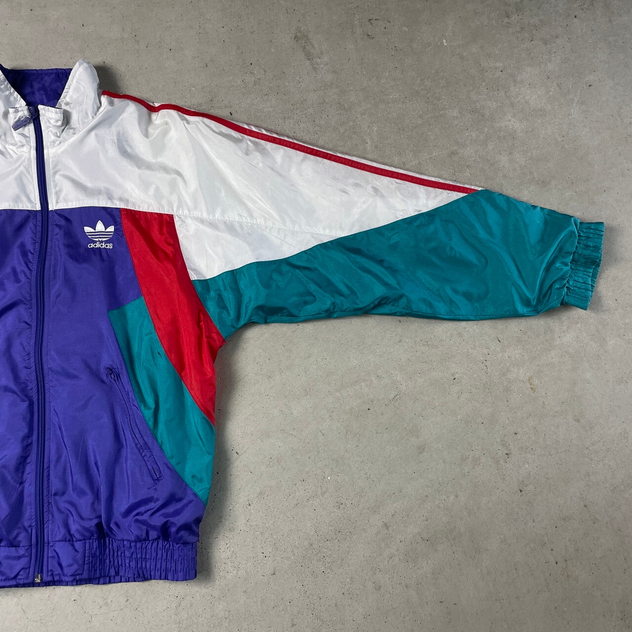 80年代 adidas アディダス ナイロンジャケット トラックジャケット 