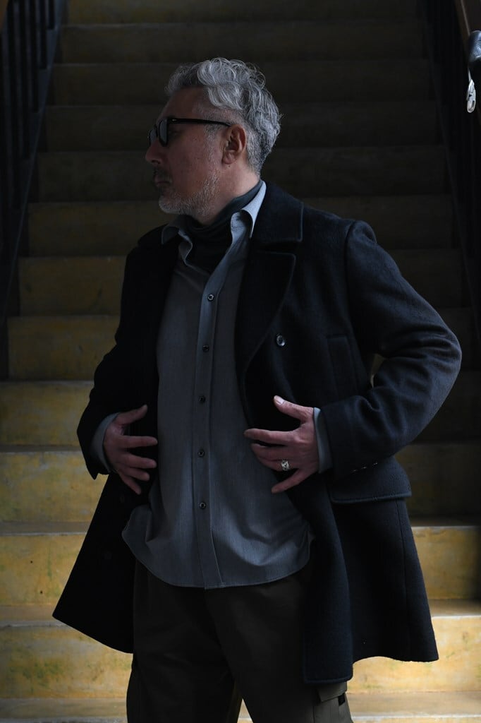 美品 junhashimoto ZIP LEATHER SHIRTS size4 美品 junhashimoto ZIP LEATHER SHIRTS size4