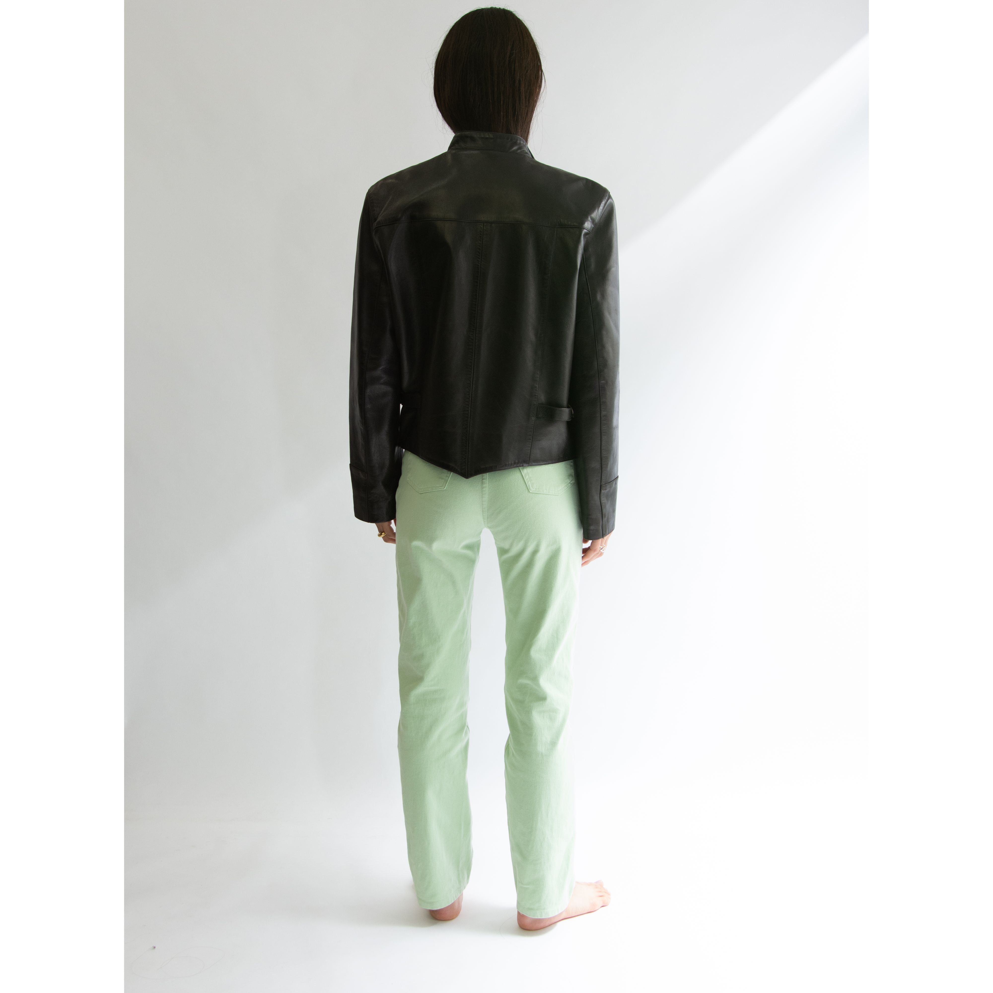 【Salvatore Ferragamo】Made in Italy Cotton Stretch Slim Pants（サルヴァトーレ フェラガモ イタリア製コットンストレッチスリムパンツ）