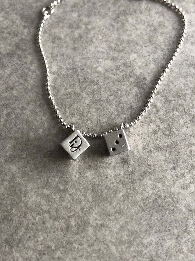 Christian Dior クリスチャン ディオール ブレスレット シルバー サイコロ vintage ヴィンテージ オールド 5ynpw5