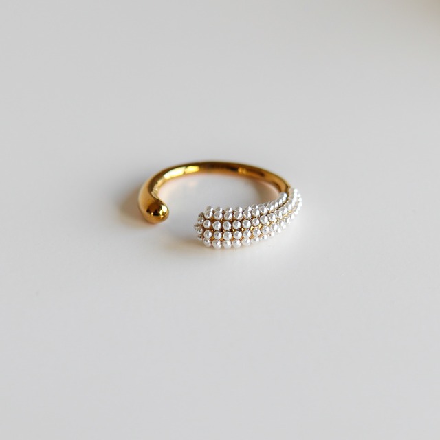 stainless pearl ring R197