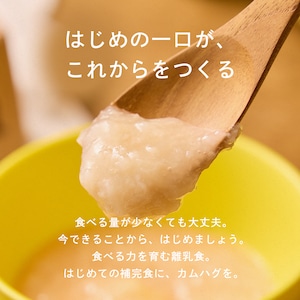 おすすめスプーン付き「楽する離乳食、はじめよう。」カムハグ はじめての離乳食セット