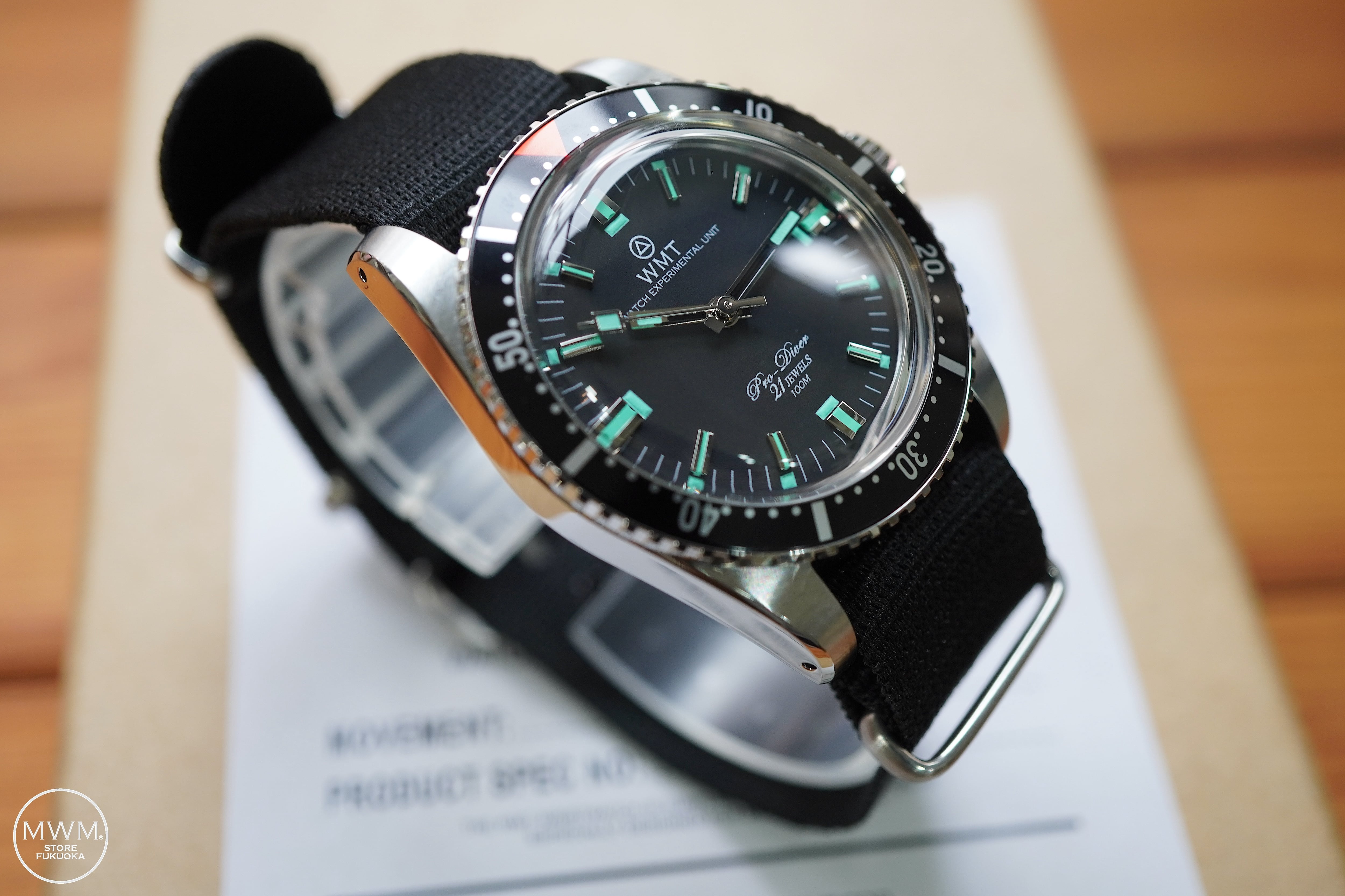 期間限定価格】WMT SEA DIVER Pro Diver Black | MWM FUKUOKA (WMT