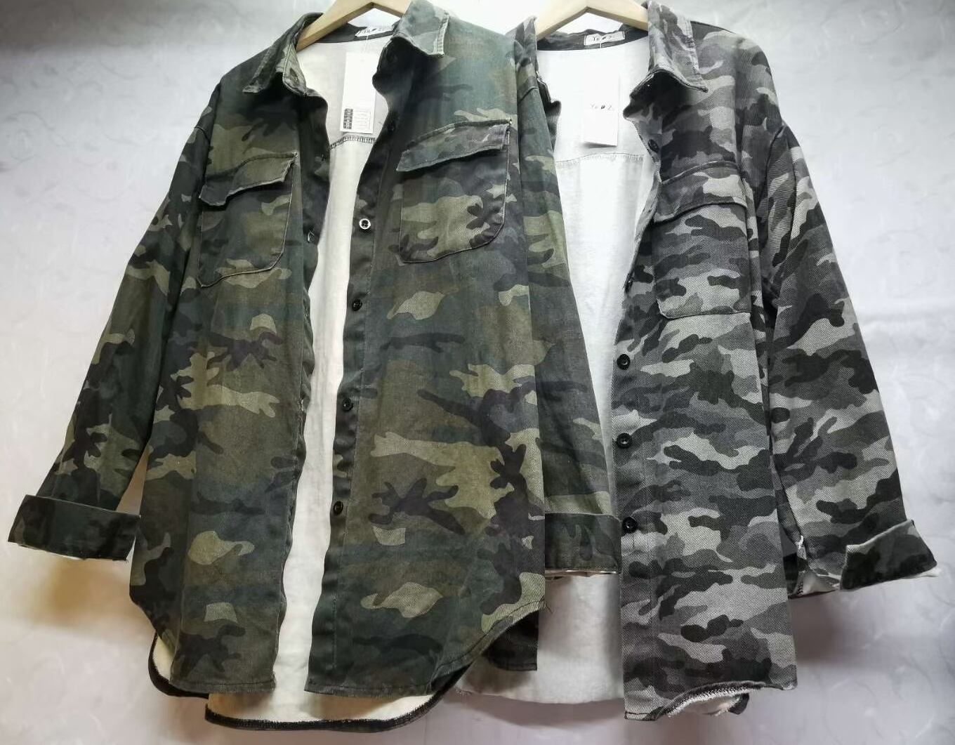 カモフラ　オーバーシャツ　ASF212010-08