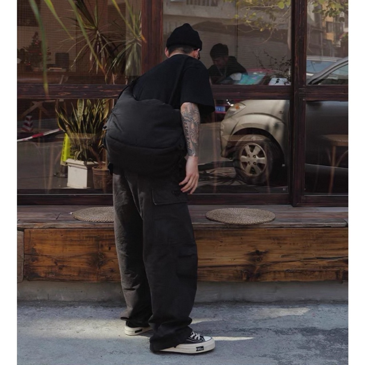 Back logo crew neck T-shirt 0534 - 17