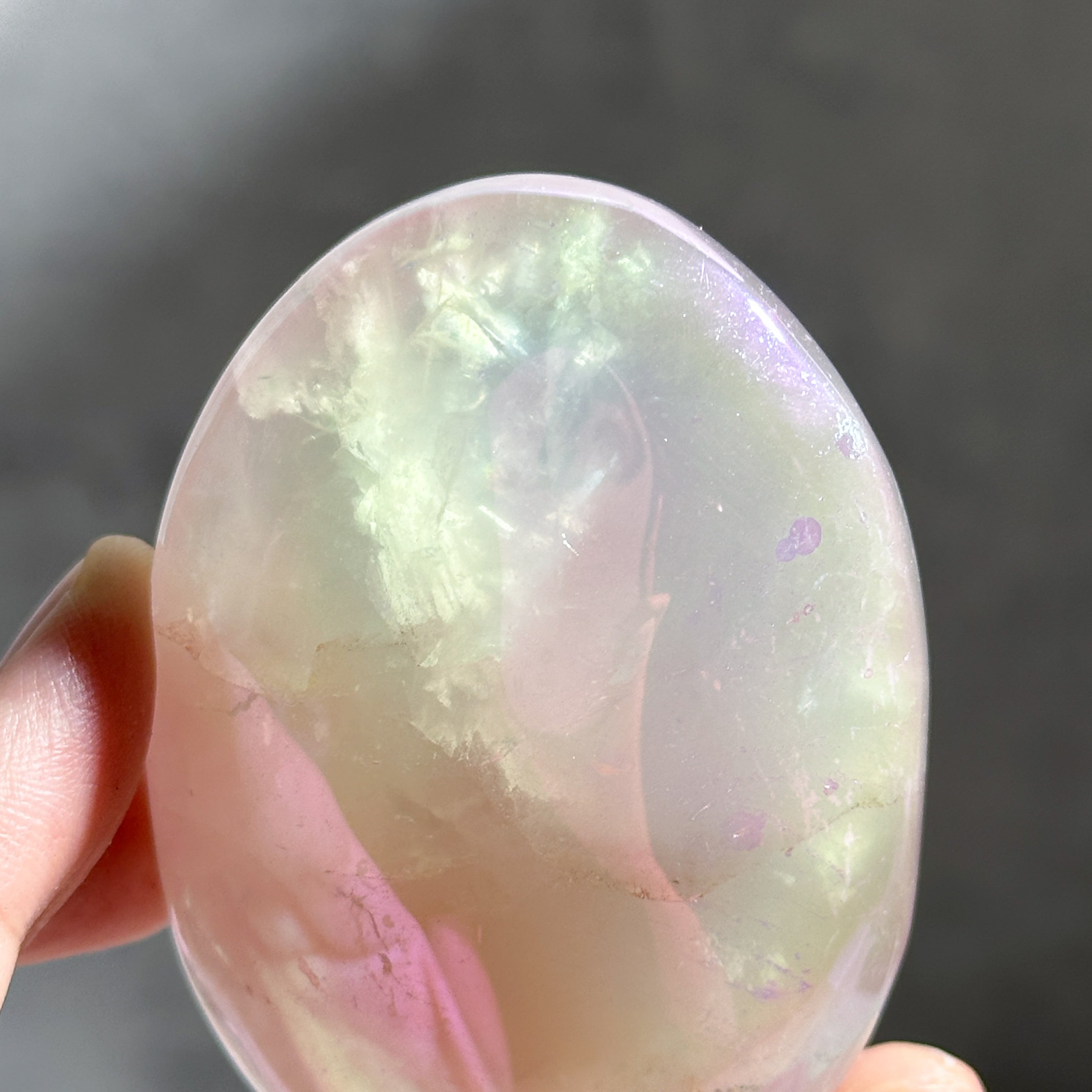 エンジェルオーラローズクォーツ パーム03✧ Angel Aura Rose Quartz