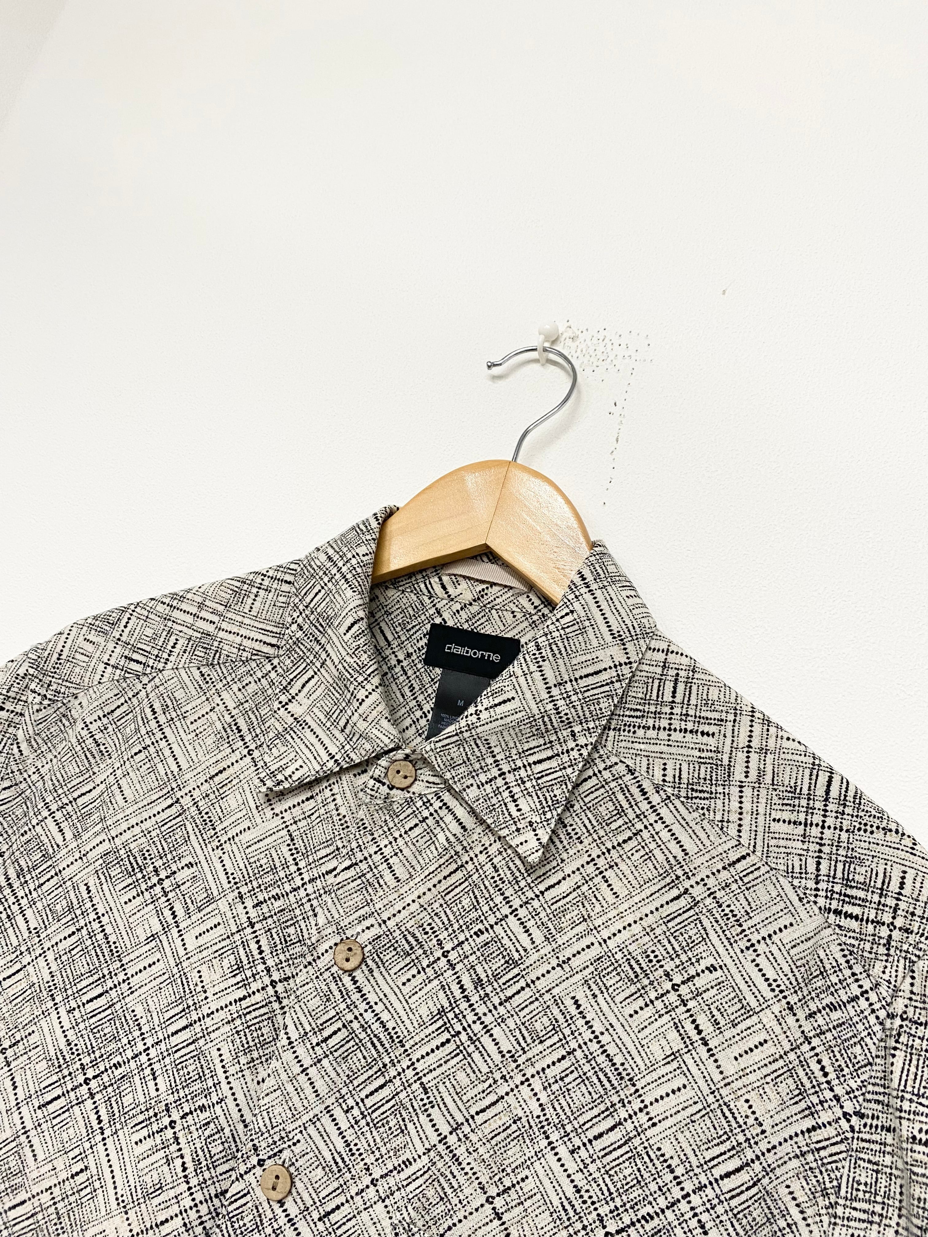 90s~00s claiborne シルクシャツ　雰囲気◎ L~XL程度 古着 90～00年代 リズクレイボーン Liz Claiborne CLAIBORNE 総