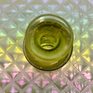 手吹きバブルガラスフラワーベースボトル