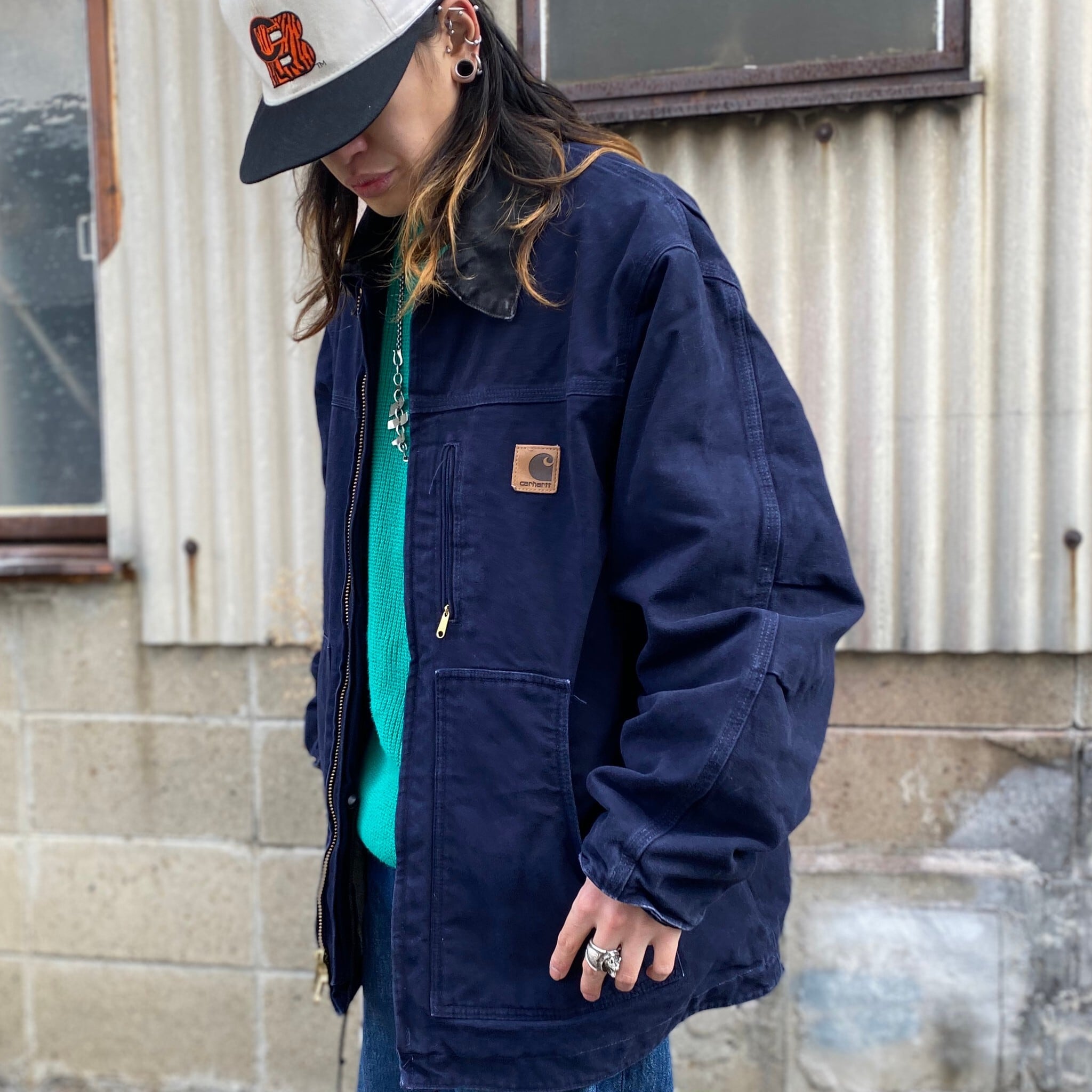 carhartt カーハート フルスイングアームストロングジャケット-