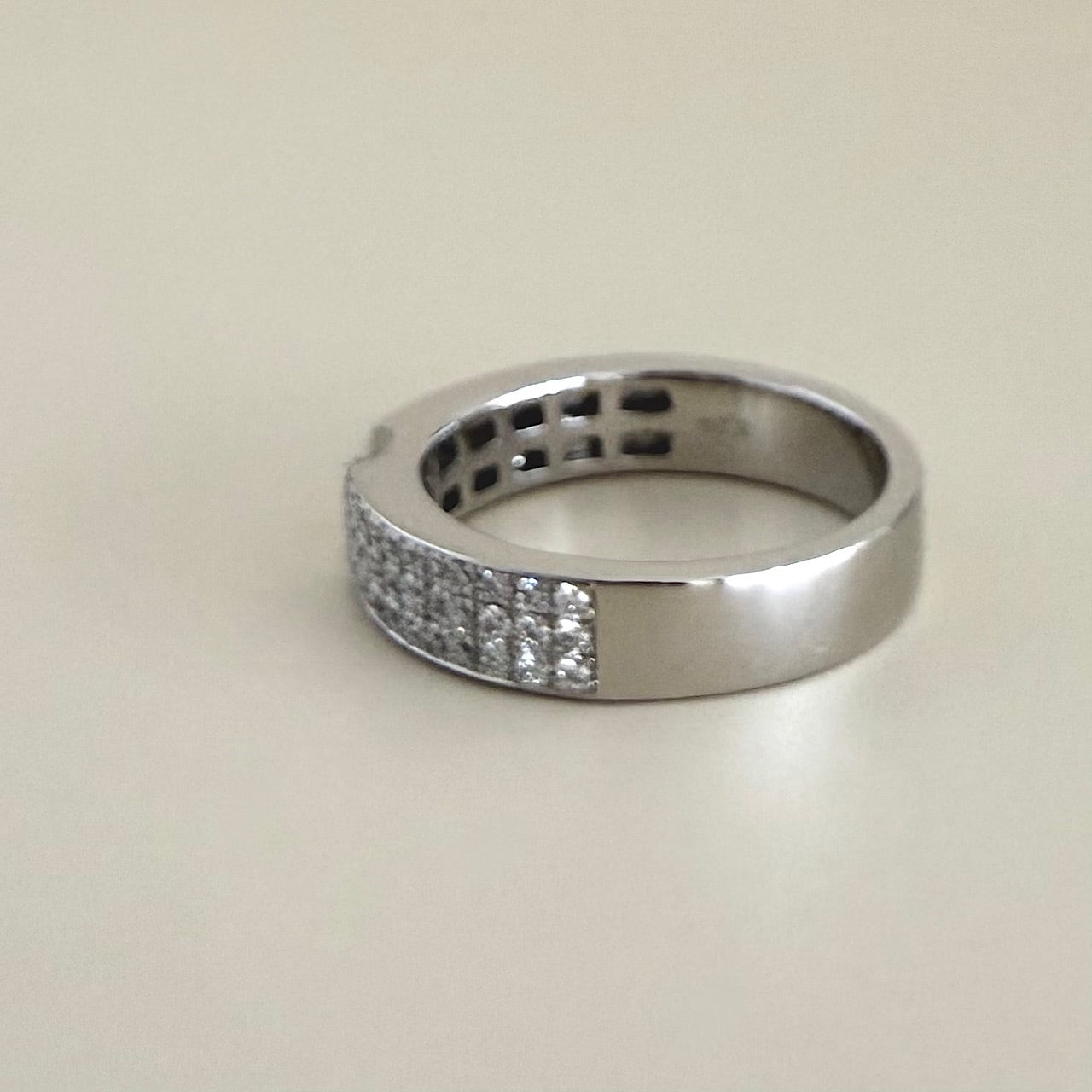 ダイヤモンド デザインリング S3 0.353 ct プラチナ チェカ 鑑定書付