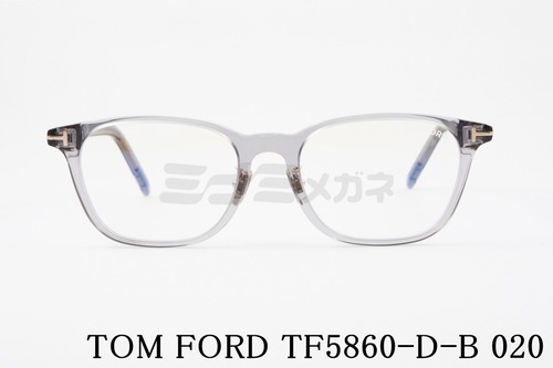 TOM FORD ブルーライトカット TF5860-D-B ECO 020 ウエリントン メンズ レディース 眼鏡 おしゃれ アジアンフィット メガネ トムフォード