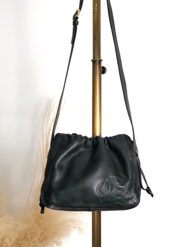 LOEWE ロエベ ベルト ブラウン アナグラム レザー vintage ヴィンテージ オールド 6d3xww
