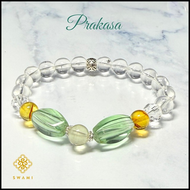 SWAMI スワミブレスレット プラカーシャ（PRAKĀŚA）（1点物）