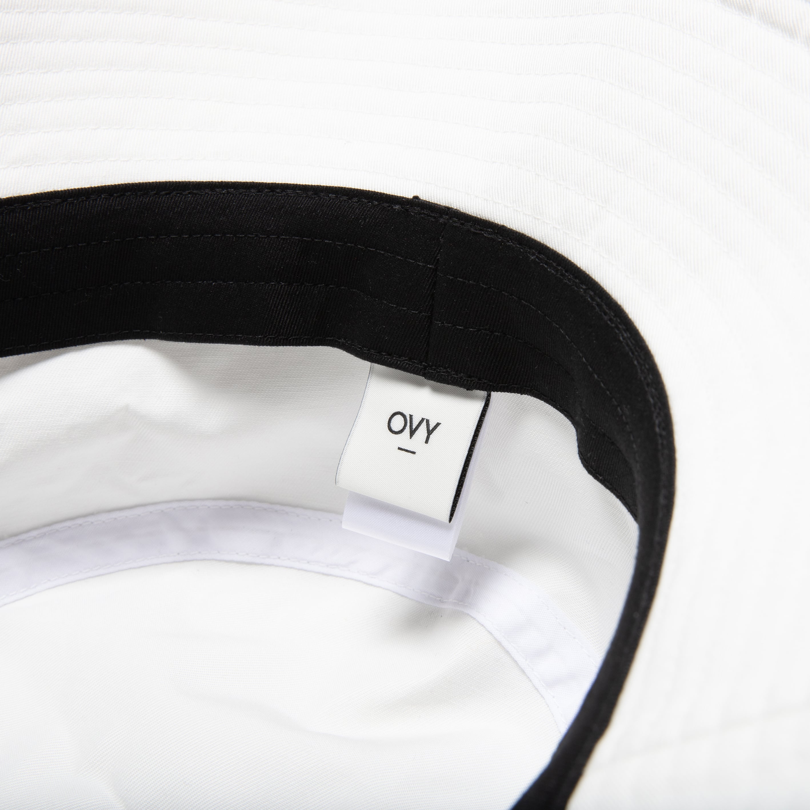 High Density Chino Cloth Bucket Hat (white) | OVY