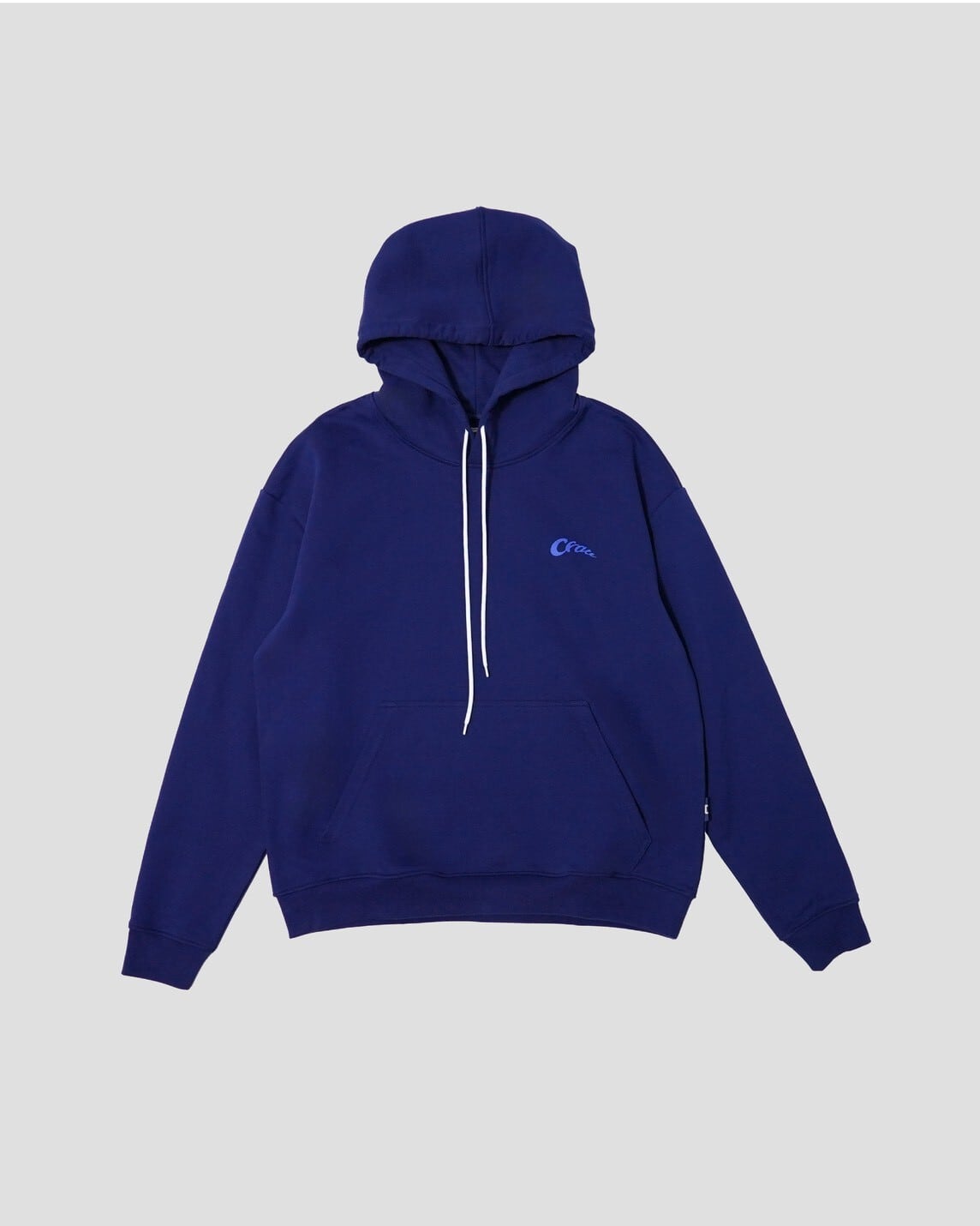 Spiral Logo Core French Terry Hoodie NAVY